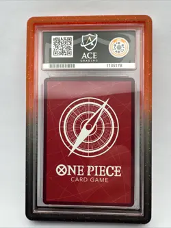 One Piece TCG Monkey D Luffy ST01-001 Pre-Errata Leader Card Ace 10 - Image 2