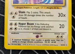 Dragonair 18/102 Base Set Rare Pokemon Tcg Card Vintage Wotc Moderately Played - Image 3