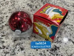 Pokemon Cards 23K Gold Plated CHARIZARD Trading Card 1999 Burger King Ball - Image 1
