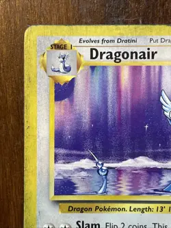 Pokemon TCG Base Set 1999 - Dragonair 18/102 Rare (Poor / Heavily Played) - Image 2