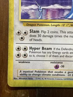 Pokemon TCG Base Set 1999 - Dragonair 18/102 Rare (Poor / Heavily Played) - Image 3