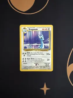 Pokemon TCG Dragonair 18/102 Base Set Regular Rare Unlimited WOTC Vintage - Image 1