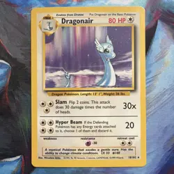 Pokemon TCG Dragonair Base Set 18/102 Regular Rare LP/NM - Image 1
