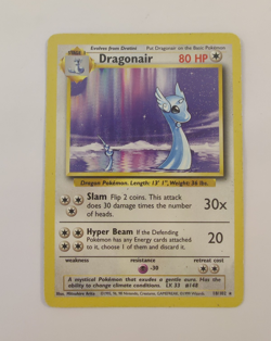 Pokemon TCG WOTC Dragonair 18/102 Base Set English Rare Regular Unlimited 1999 - Image 1