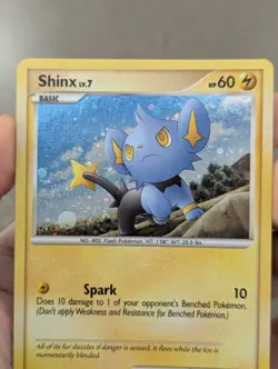 Pokemon Card 2007 SHINX Holo DP15 Diamond & Pearl Black Star Promo NM/LP - Image 2