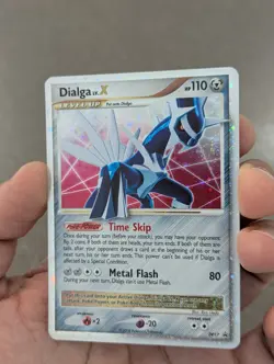 Pokemon Card 2008 DIALGA LV.X Holo DP17 Diamond & Pearl Black Star Promo NM/VLP - Image 3