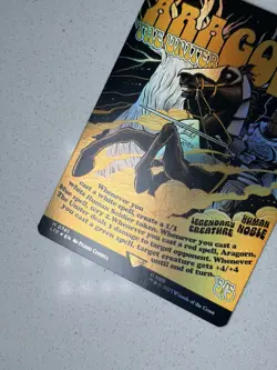 Aragorn, the uniter (borderless poster) - Foil- English - MTG LTR - NM - Image 2