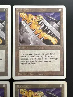 MtG | 4x Black Vise | Revised Edition | Magic the Gathering | *Kult - Image 3