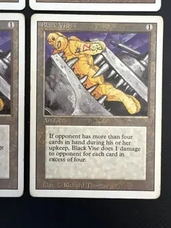 MtG | 4x Black Vise | Revised Edition | Magic the Gathering | *Kult - Image 5