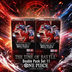 🏴‍☠🔥 2x Sealed One Piece TCG – “The Time of Battle” Double Pack Set 11 -DP11 - Image 1