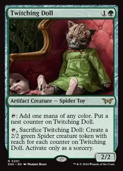 Twitching Doll 0201 DSK NM MTG Magic the Gathering - Image 1