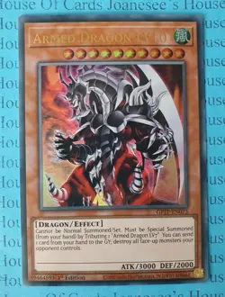 Armed Dragon LV10 GFTP-EN075 Ultra Rare Yu-Gi-Oh Card 1st Edition New - Image 1