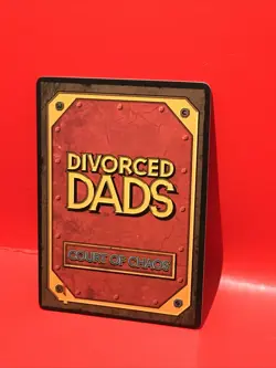 Divorced Dads Court of Chaos Hacked Facebook - Beast Card HOLO V1 MISPRINT - Image 2