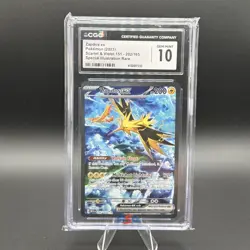 Pokemon Zapdos ex Scarlet & Violet 151 202/165 Special Illustration Rare CGC 10 - Image 1