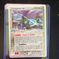 Pokemon TCG Metagross ex 95/108 Power Keepers Holo Ultra Rare 150 HP 2007 - Image 1