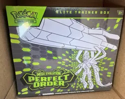 Pokemon TCG: Mega Evolution Perfect Order Factory Sealed ETB Elite Trainer Box - Image 1