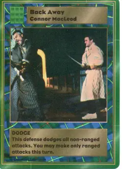 Highlander CCG - Swordmaster - Back Away Connor MacLeod - Image 1