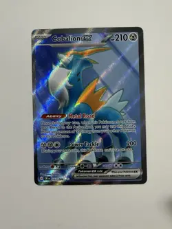 Pokemon TCG Cobalion EX 103/198 Chaos Rising Holo Ultra Rare Basic HP 210 - Image 1