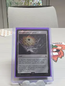 MTG: Terramorphic Expanse SURGE FOIL #913, NM Universes Beyond: Doctor Who Card! - Image 1