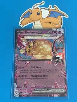 Dedenne ex 093/193 Holo Double Rare Prize Pack Series Cards Pokemon Near Mint - Image 1