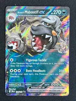 Arvens Mabosstiff ex 139/182 Prize Pack Series Cards Pokemon Near Mint - Image 1
