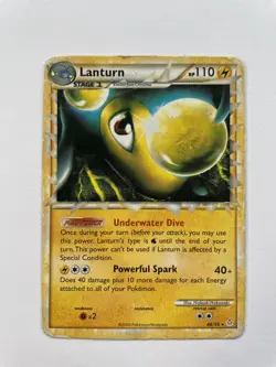 Lanturn (Prime) - 86/95 - Ultra Rare - Unleashed - Pokemon Card - MP - Image 1