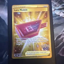 Pokemon TCG Lure Module Secret Ultra Rare Card 088/078 Gold - Image 1