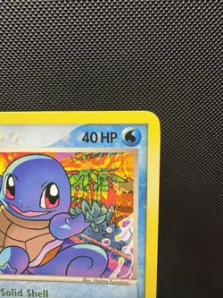 Pokemon Squirtle EX Crystal Guardians Regular Common Card 64/100 Basic LP+ - Image 3