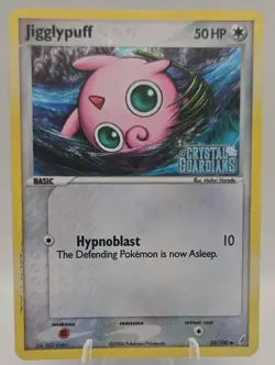 Pokemon Jigglypuff 53/100 EX Crystal Guardians Reverse Holo 50HP Basic 2006 - Image 1