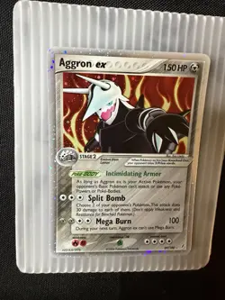 Pokemon TCG Aggron EX Crystal Guardians Holo Card 89/100 Rare Near Mint - Image 3