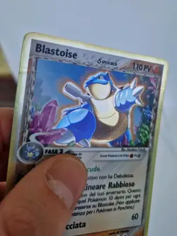 RARE Blastoise MISSPRINT Delta Species 2/100 EX Crystal Guardians ITA Pokemon. - Image 4