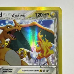 Pokemon Charizard Delta Species 4/100 Holo Rare Crystal Guardians 2006 MP-HP - Image 3