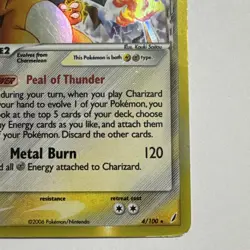 Pokemon Charizard Delta Species 4/100 Holo Rare Crystal Guardians 2006 MP-HP - Image 4