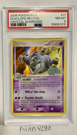 2006 Pokemon EX Dusclops Rev Holo Foil Crystal Guardians 17/100 Mint Psa 8 - Image 1