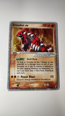 Groudon ex 93/100 Crystal Guardians Holo Ultra Rare Pokemon TCG LP+ - Image 1