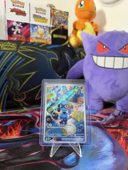 Pokemon Riolu TCG Scarlet & Violet Base Set Holo Illustration Rare Card 215/198 - Image 1
