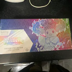 Pokemon TCG Super Premium Collection Prismatic Evolutions SPC (DAMAGED SEAL) - Image 1