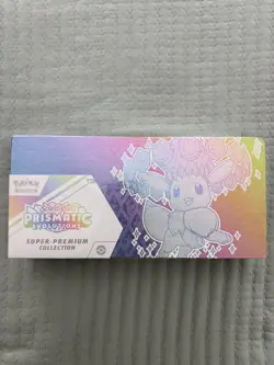 Pokemon Prismatic Evolutions Super Premium Collection Factory Sealed Small Tear - Image 1