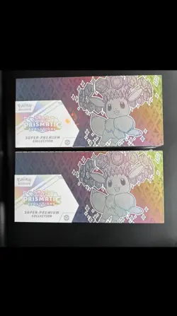 Pokemon TCG Prismatic Evolutions Super Premium Collection X 2 New Sealed - Image 1