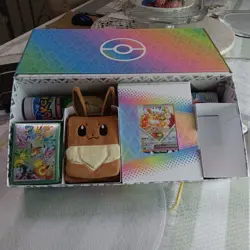 Pokemon Prismatic Evolutions Super Premium Collection Open Box with Promo Card - Image 1