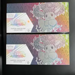 Pokemon TCG Prismatic Evolutions Super Premium Collection X 2 New Sealed - Image 1