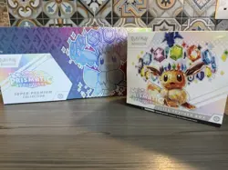 Pokemon TCG Prismatic Evolutions ETB & Super Premium Collection Bundle - Image 1