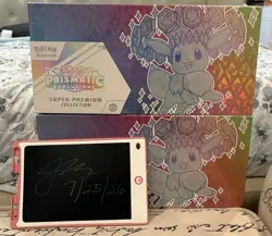 Pokemon Scarlet & Violet Prismatic Evolutions Super Premium Collection 2 box SPC - Image 1