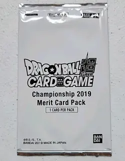 Dragon Ball Super Card Game Championship 2019 Merit Card Pack - Image 1