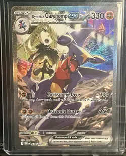 Pokemon Cynthia's Garchomp ex 232/182 Destined Rivals SIR Holo - Image 1