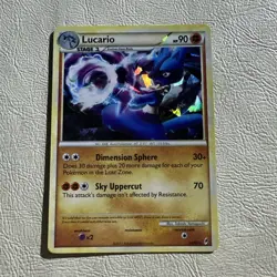 Pokemon TCG Lucario 14/95 Call of Legends Cracked Ice Holo Rare Stage 1 90 HP - Image 1