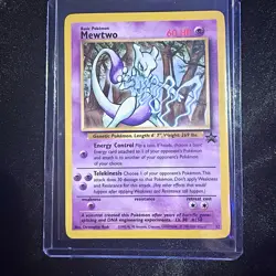 Pokemon TCG Mewtwo Pokemon Card 12/53 Wotc Promo Regular ENG Basic HP 60 - Image 1