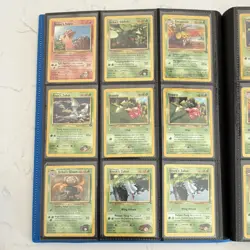 Pokemon vintage and mid era Mixed Binder Lot with first editions and shadowless - Image 4