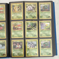 Pokemon vintage and mid era Mixed Binder Lot with first editions and shadowless - Image 5