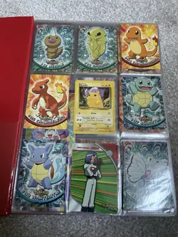 Topps Pokemon Card Bundle - 145 Cards Including Vintage Binder - Image 1